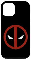 Capa para iPhone 12/12 Pro Marvel Deadpool Logo Minimalista Capa para iPhone 12/12 Pro Marvel Deadpool Logo Minimalista
