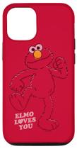 Capa para iPhone 12/12 Pro Sesame Street Elmo Te Ama Capa para iPhone 12/12 Pro Sesame Street Elmo Te Ama