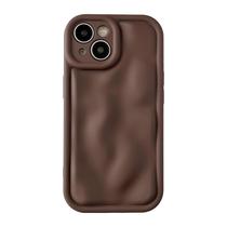 Capa para iPhone 12 Caseative Water Ripple Marrom Macia Capa para iPhone 12 Caseative Water Ripple Marrom Macia