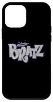 Capa para iPhone 12 mini Bratz com brilho roxo e prata