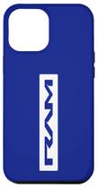 Capa para iPhone 12 Pro Max com logo RAM azul Capa para iPhone 12 Pro Max com logo RAM azul