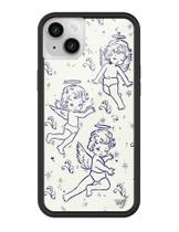 Capa para iPhone 13/14 - Wildflower Cherubs Angel Baby Blue Capa para iPhone 13/14 - Wildflower Cherubs Angel Baby Blue