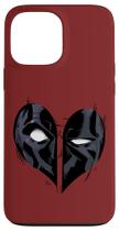 Capa para iPhone 13 Pro Max Marvel Deadpool Coração Capa para iPhone 13 Pro Max Marvel Deadpool Coração
