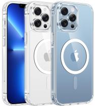 Capa para iPhone 13 Pro Max Transparente Magnética FNTCASE