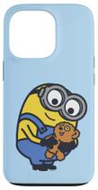 Capa para iPhone 13 Pro Minions Bob com Ursinho de Pelúcia Capa para iPhone 13 Pro Minions Bob com Ursinho de Pelúcia