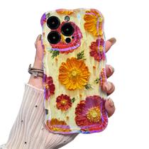 Capa para iPhone 13 Pro VCTERFK Floral Retrô à Prova de Choque