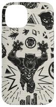 Capa para iPhone 14 Marvel Pantera Negra Inked