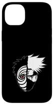Capa para iPhone 14 Plus Naruto Kakashi Tobi Rosto Dividido Capa para iPhone 14 Plus Naruto Kakashi Tobi Rosto Dividido