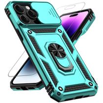 Capa para iPhone 14 Pro Max: com Tampa Deslizante para Câmera e Proteção Grau Militar Testada para Quedas de 4,5 metros Suporte Giratório 360 Suporte para Apoio Protetor de Tela HD Capa Protetora para Celular (Menta) Capa para iPhone 14 Pro Max: com Tampa Deslizante para Câmera e Proteção Grau Militar Testada para Quedas de 4,5 metros Suporte Giratório 360 Suporte para Apoio Protetor de Tela HD Capa Protetora para Celular (Menta)