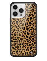 Capa para iPhone 14 Pro Max - Estampa Wildflower Meow Leopard