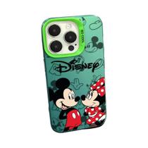 Capa para iPhone 15/14/13/12/11 - Mickey e Minnie Mouse Colorida