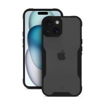 Capa para iPhone 15 - Dual Sense Preta - Gshield Capa para iPhone 15 - Dual Sense Preta - Gshield
