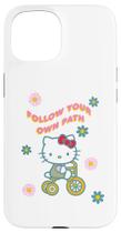 Capa para iPhone 15 Hello Kitty Siga Seu Próprio Caminho Capa para iPhone 15 Hello Kitty Siga Seu Próprio Caminho