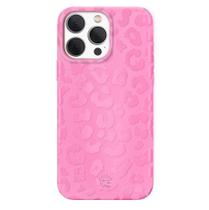 Capa para iPhone 15 Pro Max - Estampa Leopardo Rosa Velvet Caviar
