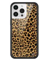 Capa para iPhone 15 Pro Max - Estampa Wildflower Meow Leopard