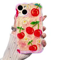 Capa para iPhone 15 VCTERFK Floral Retrô à Prova de Choque Capa para iPhone 15 VCTERFK Floral Retrô à Prova de Choque