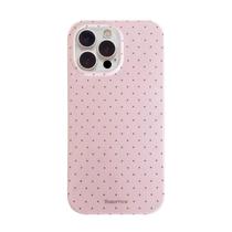 Capa para iPhone 16 Pro Max inewateri Rosa com Bolinhas Capa para iPhone 16 Pro Max inewateri Rosa com Bolinhas