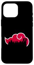 Capa para iPhone 16 Pro Max Naruto Silhueta Akatsuki Capa para iPhone 16 Pro Max Naruto Silhueta Akatsuki
