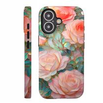 Capa para iPhone 17 6,3" VSANT Floral Rosa Antichoque