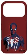 Capa para iPhone 17 Pro com Retrato Pintado do Homem-Aranha Marvel