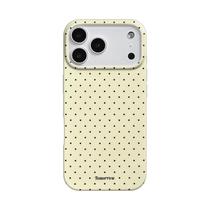 Capa para iPhone 17 Pro Max inewateri Amarela com Bolinhas Capa para iPhone 17 Pro Max inewateri Amarela com Bolinhas