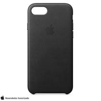 Capa para iPhone 7 e 8 de Couro Preto - Apple - MMY52ZM/A