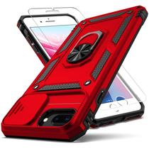 Capa para iPhone 8 Plus 7 Plus YZOK Vermelha Antichoque