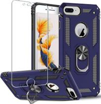Capa para iPhone 8 Plus Folmeikat 5,5" com anel azul Capa para iPhone 8 Plus Folmeikat 5,5" com anel azul