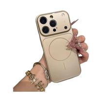 Capa Para iPhone Compatível Com Magsafe, Sensação De Pele Sólida, Com Carregamento Sem Fio Para