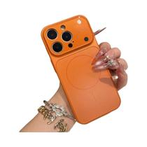 Capa Para iPhone Compatível Com Magsafe, Sensação De Pele Sólida, Com Carregamento Sem Fio Para