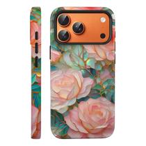 Capa para iPhone VSANT 17 Pro Max 6,9" Floral Antichoque