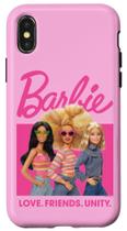 Capa para iPhone X/XS - Barbie Love, Friends, Unity Capa para iPhone X/XS - Barbie Love, Friends, Unity