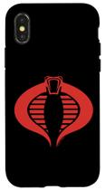 Capa para iPhone X/XS com Logo Cobra do G.I. Joe