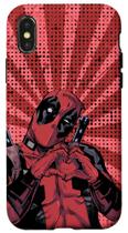 Capa para iPhone X/XS Marvel Deadpool Mãos em Forma de Coração Capa para iPhone X/XS Marvel Deadpool Mãos em Forma de Coração