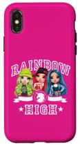 Capa para iPhone X/XS Rainbow High Skylar Ruby Jade