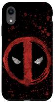 Capa para iPhone XR Marvel Deadpool com Estampa de Respingo de Tinta Capa para iPhone XR Marvel Deadpool com Estampa de Respingo de Tinta