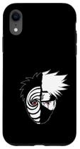 Capa para iPhone XR Naruto Kakashi Tobi Rosto Dividido Capa para iPhone XR Naruto Kakashi Tobi Rosto Dividido
