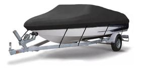 Capa Para Lancha Fs 210 Capota Baixa- Rip Stop Preto