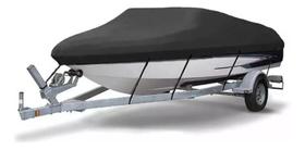 Capa Para Lancha Fs 215 Capota Baixa- Rip Stop Preto