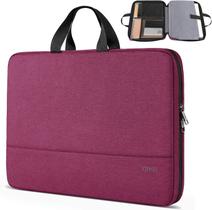 Capa para laptop Ytonet de 15,6 polegadas TSA Friendly Sleeve roxa vermelha