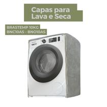 Capa para lava e seca brastemp 10kg bnc10as- bno10as transparente flex Capa para lava e seca brastemp 10kg bnc10as- bno10as transparente flex