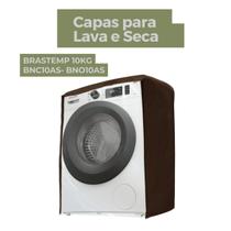 Capa para lava e seca brastemp 10kg bnc10as- bno10as transparente flex