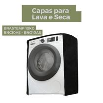 Capa para lava e seca brastemp 10kg bnc10as- bno10as transparente flex