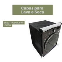 Capa para lava e seca electrolux 8kg lsp08 impermeável flex