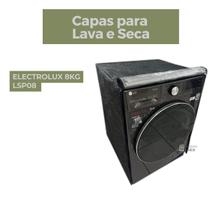 Capa para lava e seca electrolux 8kg lsp08 transparente flex