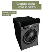 Capa para lava e seca hisense 13kg wd5q13 impermeável flex