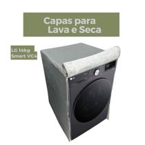 Capa para lava e seca lg 14kg vc2 vc4 impermeável flex Capa para lava e seca lg 14kg vc2 vc4 impermeável flex