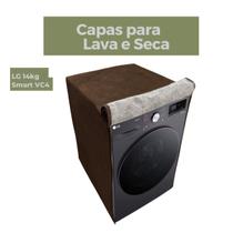 Capa para lava e seca lg 14kg vc2 vc4 impermeável flex