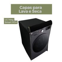 Capa para lava e seca lg 14kg vc2 vc4 impermeável flex