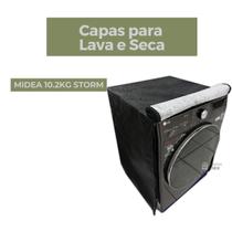 Capa para lava e seca midea 10.2kg storm impermeável flex